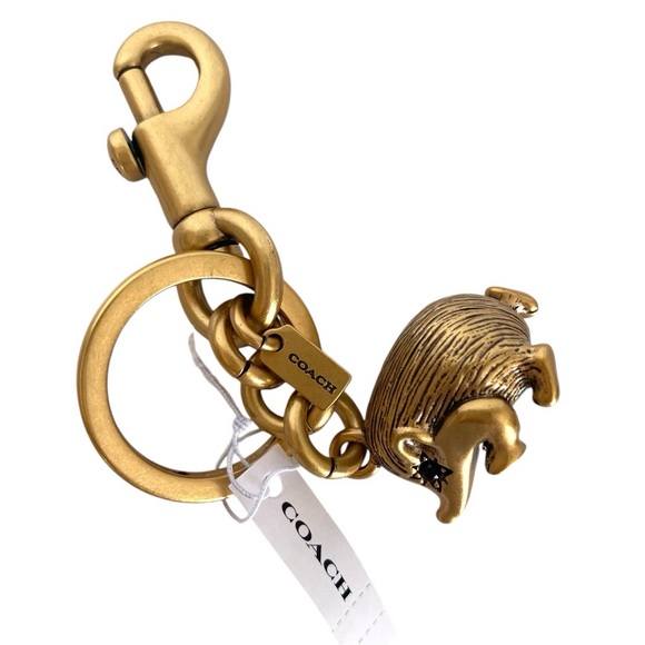 Coach Hedgehog Bag Charm Key Ring - Picture 6 of 6